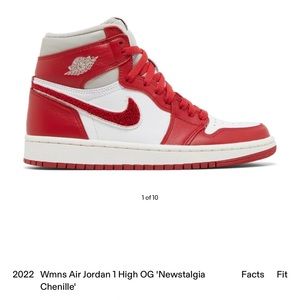 Air Jordan 1 High Varsity Red (Women's).